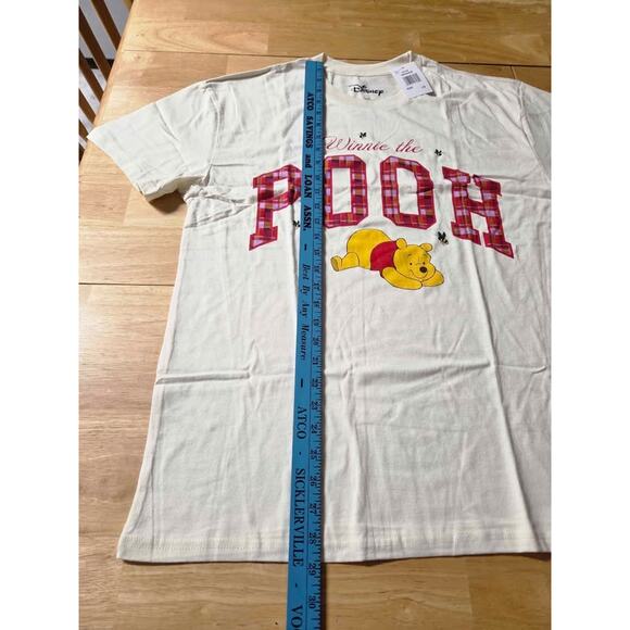 Disney Winnie the Pooh Plaid Graphic Tee Shirt – Size Large NWT - Picture 5 of 7